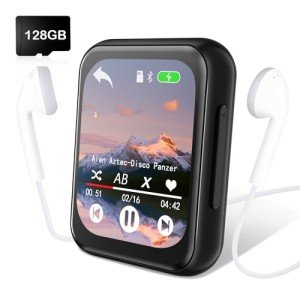 128GB Bluetooth MP3 Player with Touch Screen