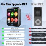 128GB Bluetooth MP3 Player with Touch Screen