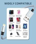iPhone Lightning Cable 4 Pack - Braided Nylon