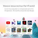 Mobile VR Headset with Remote Control for Phones