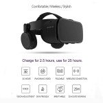 Mobile VR Headset with Remote Control for Phones