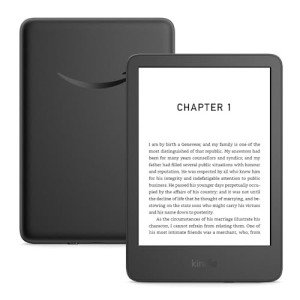 Lightweight Kindle 16GB – Glare-Free Display, Adjustable Light