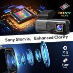 BOTSLAB 4K Dual Dash Cam with Night Vision