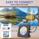 Qoosea Bluetooth DVD Player with HDMI and Remote