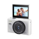 64MP 4K Vlogging Camera with Flip Screen