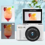 64MP 4K Vlogging Camera with Flip Screen
