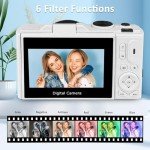 64MP 4K Vlogging Camera with Flip Screen