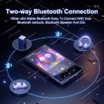 160GB Bluetooth MP3 Player with Touchscreen Display