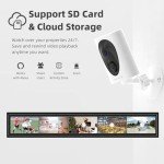 Wireless 1080P Outdoor Security Camera with Night Vision