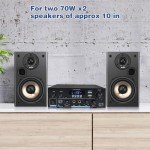 Bluetooth 5.3 Stereo Amplifier with 1000W Power
