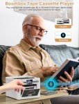 Portable Bluetooth Boombox CD Player with Speakers