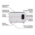 BLACK+DECKER Smart Convection Heater with Timer
