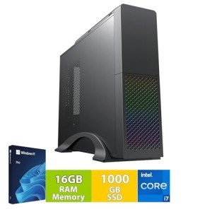High-Performance Intel i7 Desktop PC with SSD