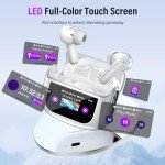 Smart Touch Wireless Earbuds with Noise Cancelling
