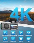 4K UHD Dash Cam with 64GB SD Card