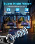 4K UHD Dash Cam with 64GB SD Card