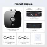 UGREEN Bluetooth 5.1 HiFi Receiver with Dual Pairing