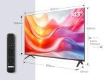 TCL 43-inch Smart HDR TV with Dolby Audio