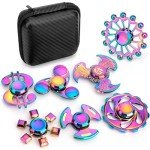 Rainbow Fidget Spinners Pack - Stress Relief Set