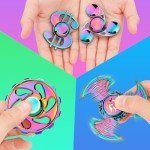 Rainbow Fidget Spinners Pack - Stress Relief Set