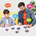 Rainbow Fidget Spinners Pack - Stress Relief Set