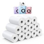 12 Rolls Thermal Paper for Kids’ Cameras