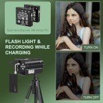 Delmodes 2.7K Vlogging Camcorder with Accessories