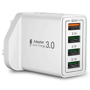 4-Port Fast USB Charger with Quick Charge 3.0