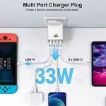 4-Port Fast USB Charger with Quick Charge 3.0