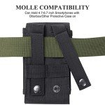 Tactical Molle Waterproof Phone Holster Bag
