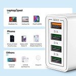 4-Port Fast USB Charger with Quick Charge 3.0