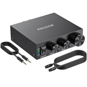 PROZOR 100W Stereo Audio Amplifier with Bass Boost