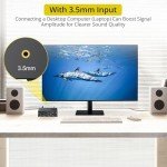 PROZOR 100W Stereo Audio Amplifier with Bass Boost