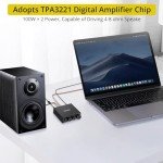PROZOR 100W Stereo Audio Amplifier with Bass Boost