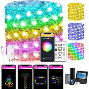 Smart WiFi LED Fairy String Lights, 10M
