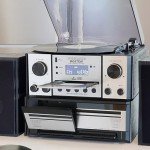 5-in-1 Bluetooth Vinyl Record Player & Music Hub