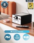 Black Internet Radio CD Player with Bluetooth & DAB+