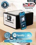 Black Internet Radio CD Player with Bluetooth & DAB+