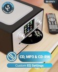 Black Internet Radio CD Player with Bluetooth & DAB+