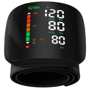 LED Touch Screen Wrist Blood Pressure Monitor