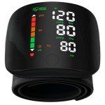 LED Touch Screen Wrist Blood Pressure Monitor