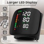 LED Touch Screen Wrist Blood Pressure Monitor