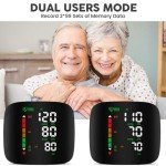 LED Touch Screen Wrist Blood Pressure Monitor