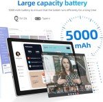 Hakaug 10" Tablet, 1TB Expandable Storage, Dual Camera