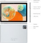 Hakaug 10" Tablet, 1TB Expandable Storage, Dual Camera