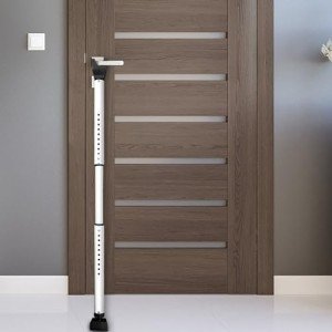 HOMGEN Adjustable 3-Stage Security Door Brace