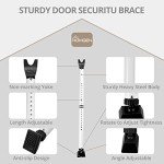 HOMGEN Adjustable 3-Stage Security Door Brace