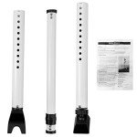 HOMGEN Adjustable 3-Stage Security Door Brace