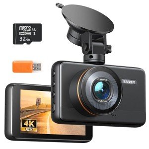 iZEEKER 4K Dash Cam with Night Vision & Loop Recording