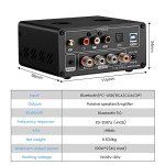 AIYIMA T9 Bluetooth 5.0 Vacuum Tube Amplifier